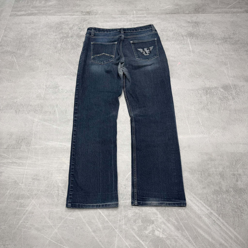 Armani Backprint Vintage Jeans | S