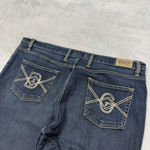 Dolce Gabana Big Print Vintage Jeans | M