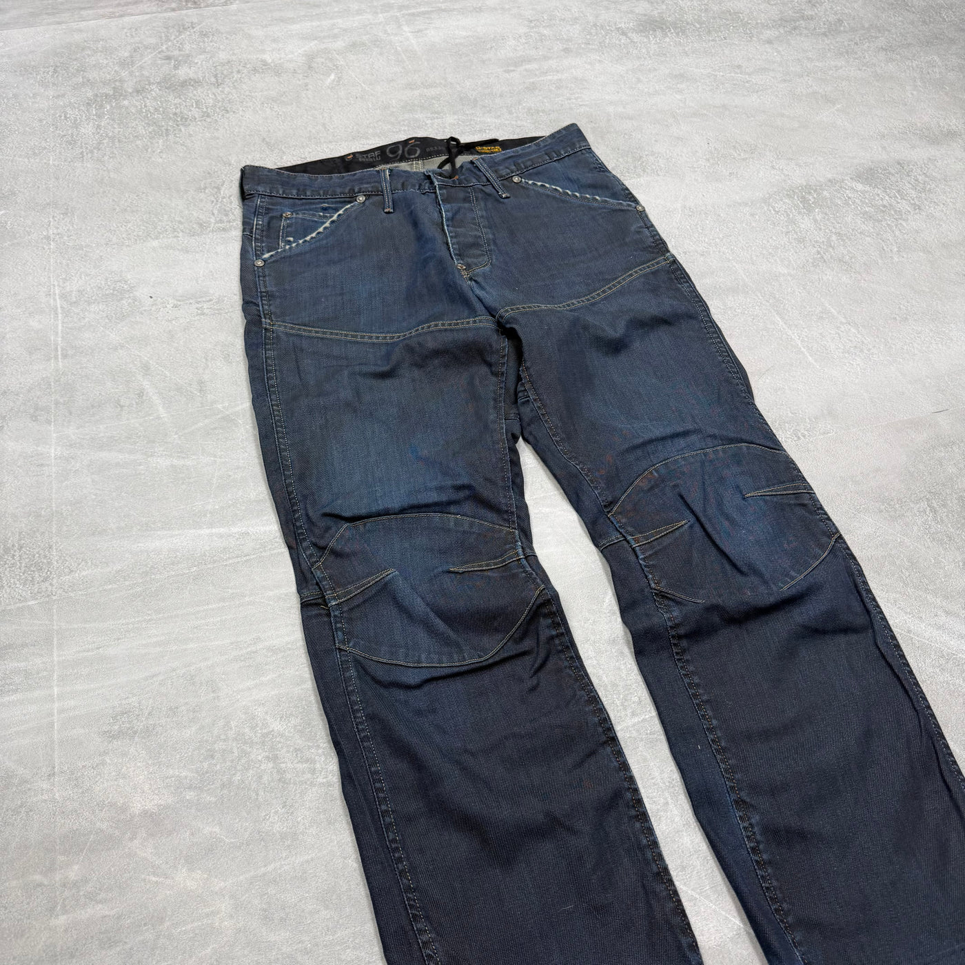 G-Star Big Print Washed Vintage Jeans | S