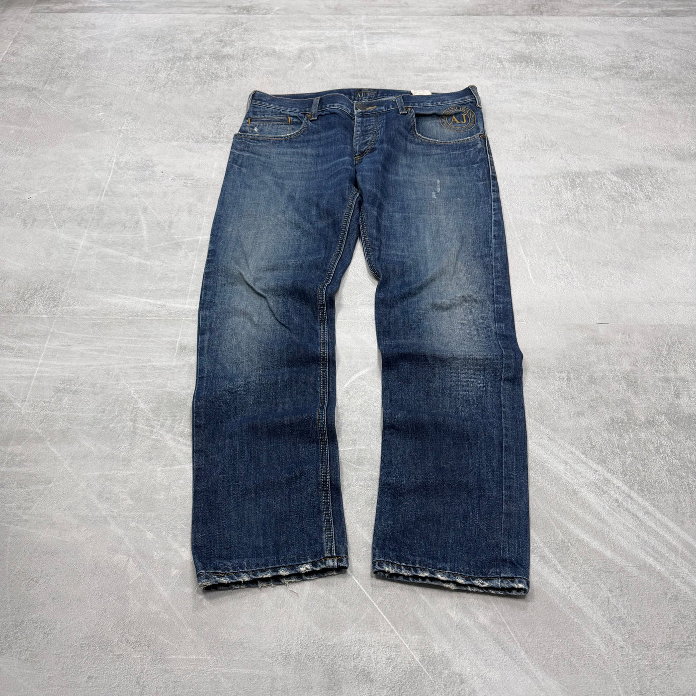 Armani Washed Vintage Jeans | M
