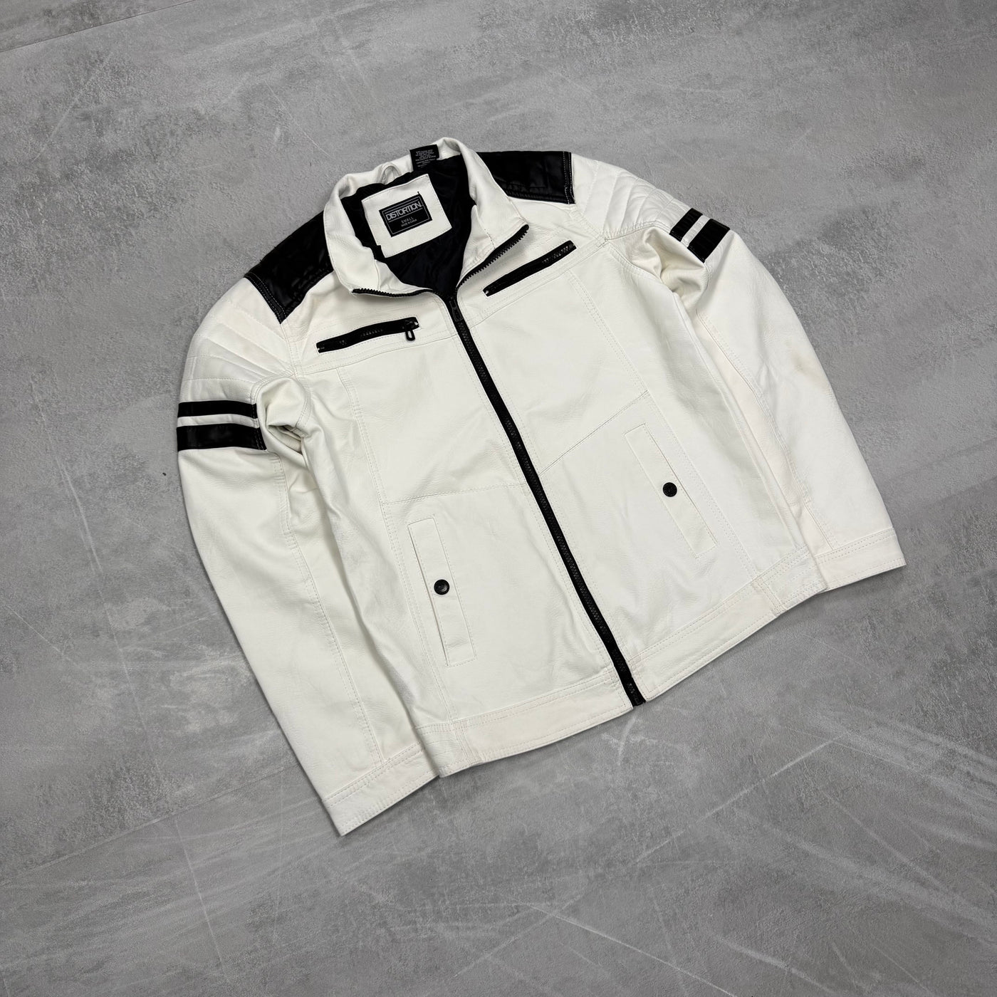 Vintage Biker Leader Jacket | S