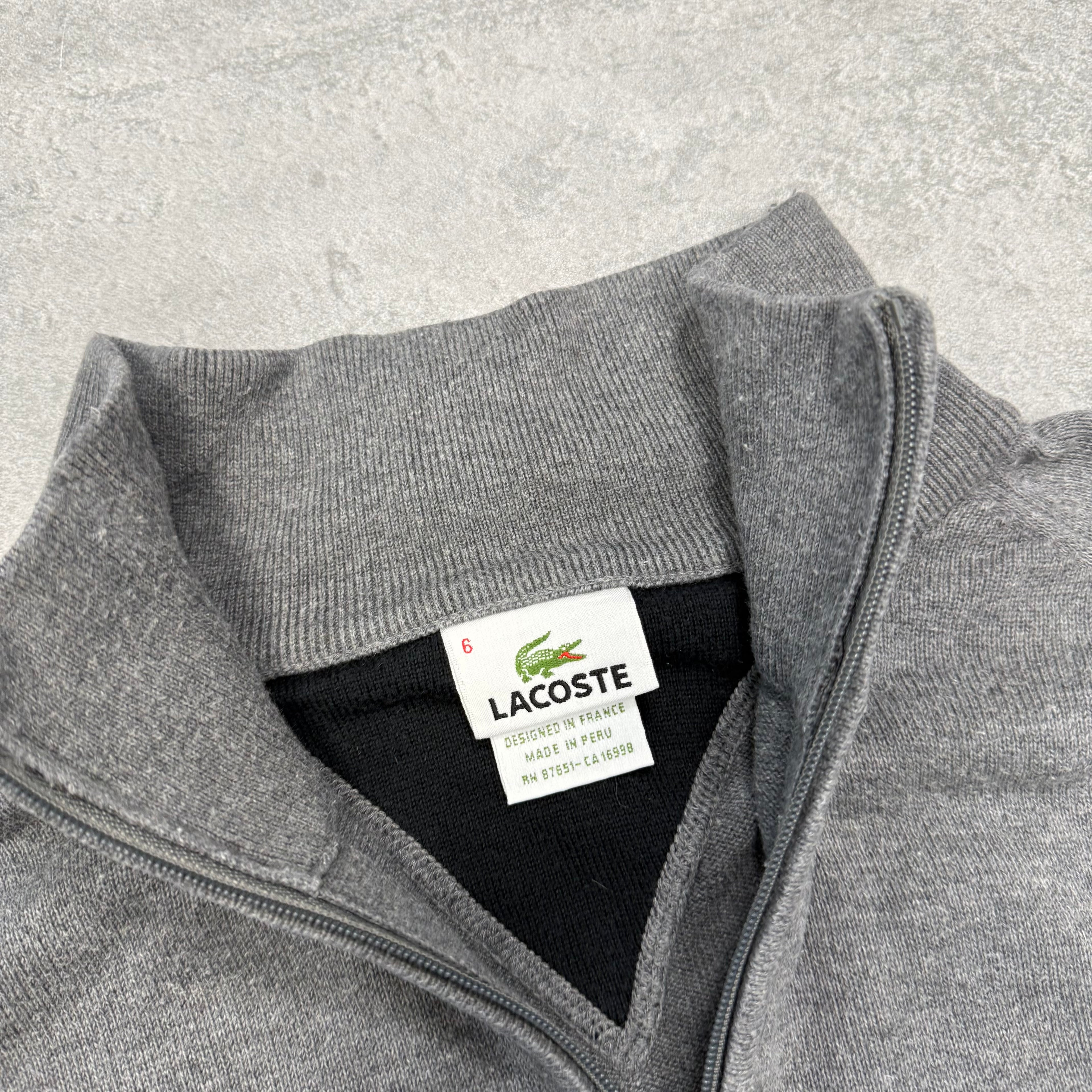 Lacoste Half Zip Pullover | XL