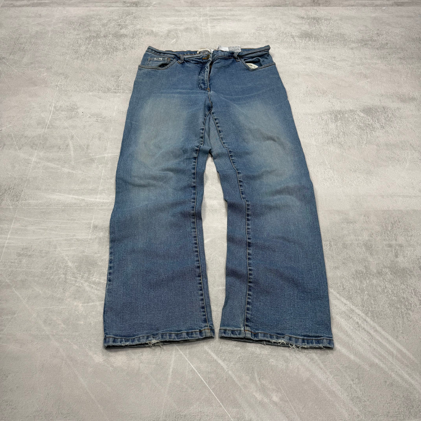Y2K Big Logo Vintage Jeans | S