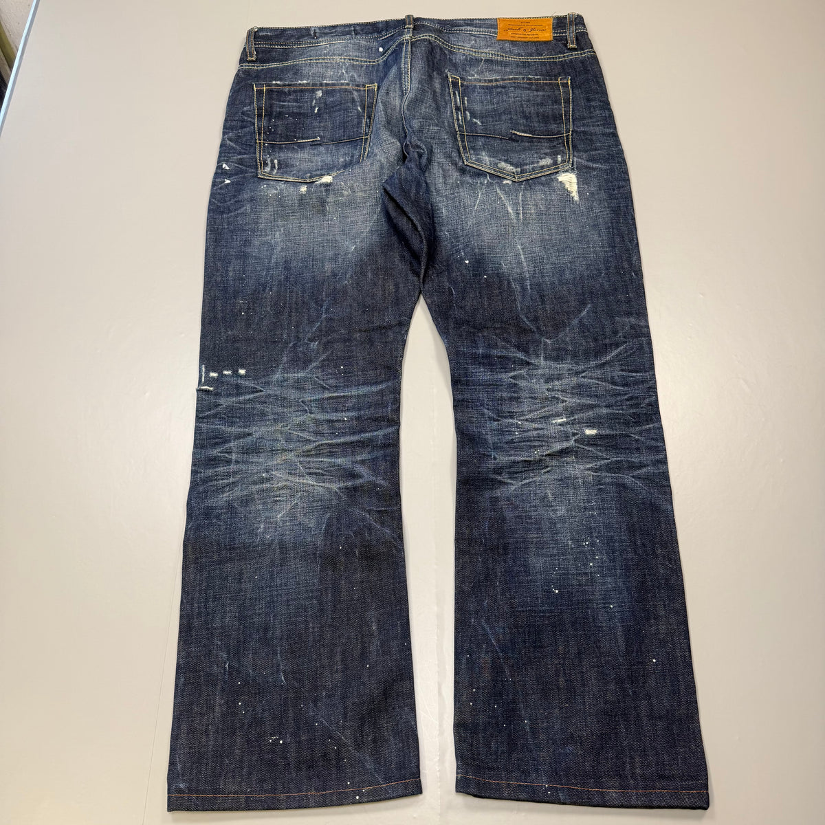 Jack Jones Baggy Washed Vintage Jeans | L