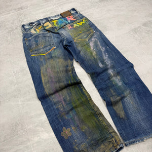 G-Star Big Print Vintage Jeans | S