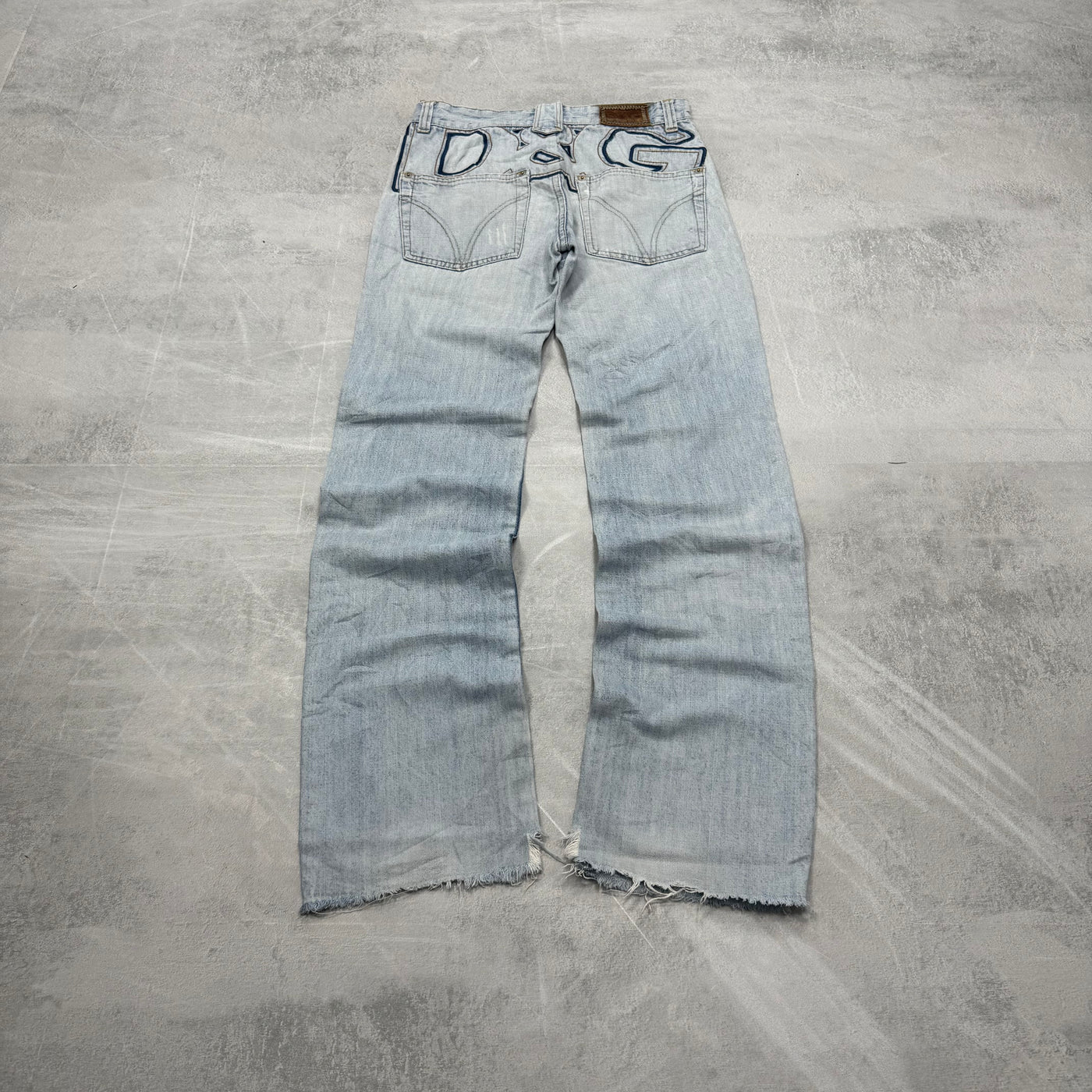 Dolce Gabana Big Print Vintage Jeans | S