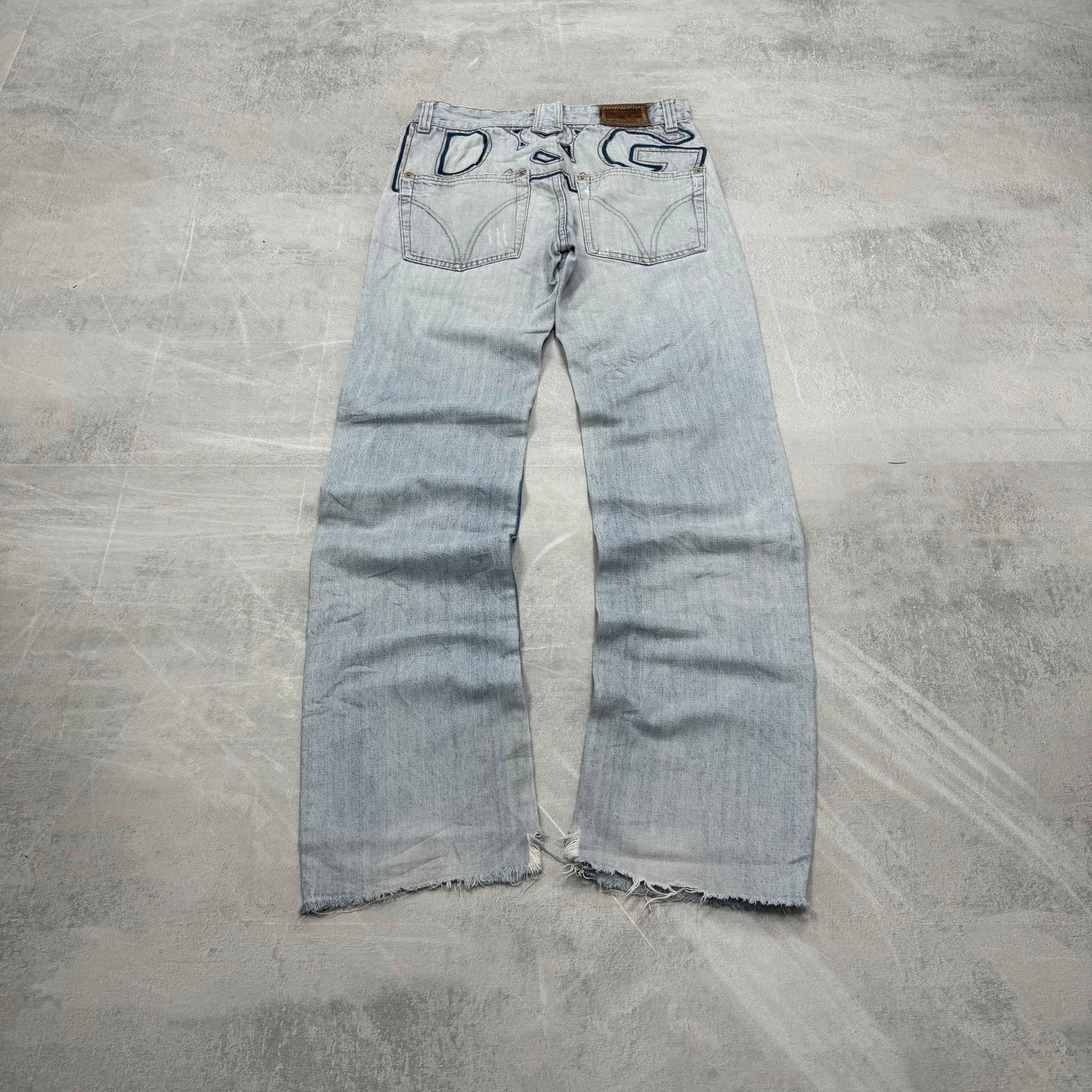 Dolce Gabana Big Print Vintage Jeans | S