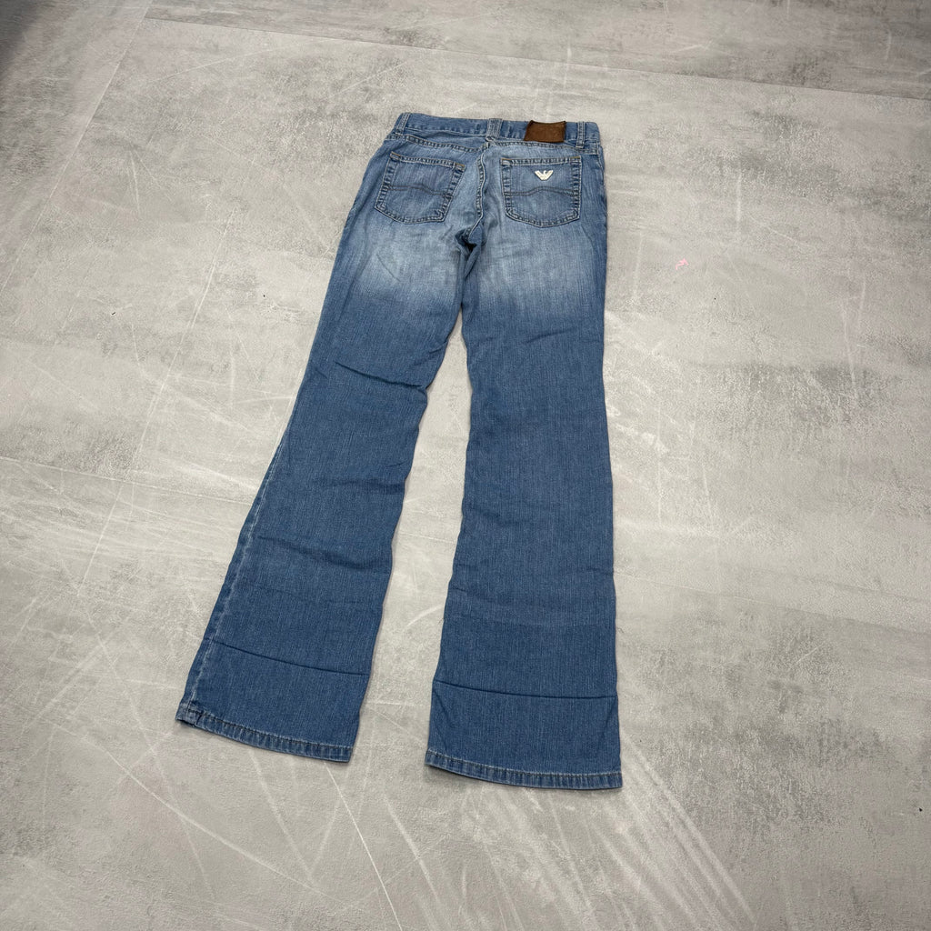 Armani Bootcut Washed Vintage Jeans | S