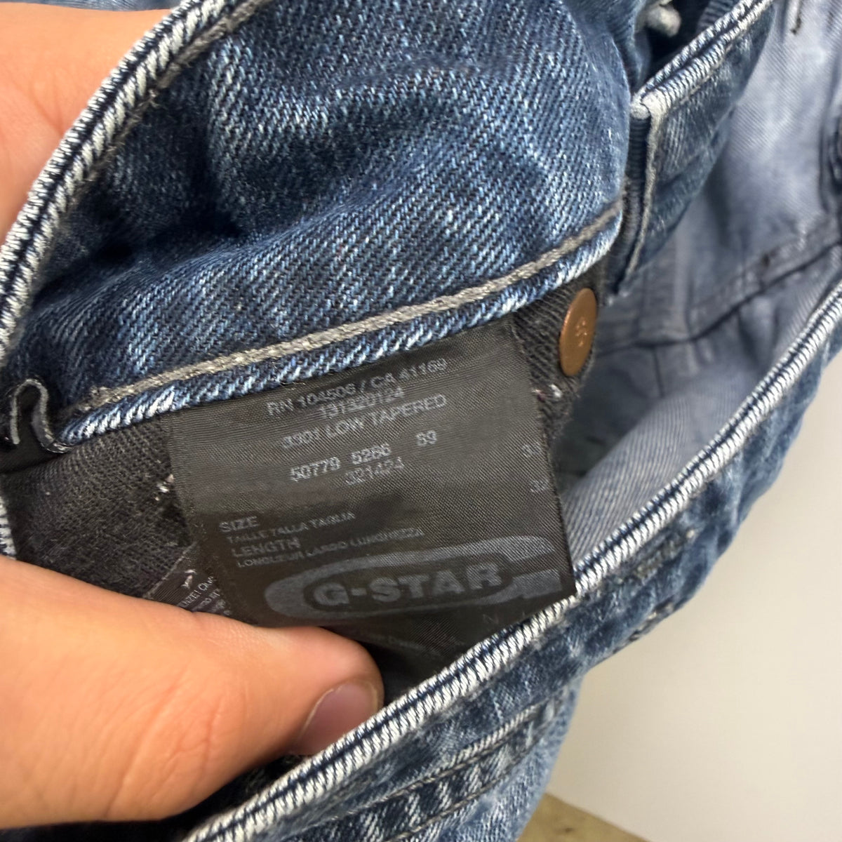 G-Star Washed Vintage Jeans | S