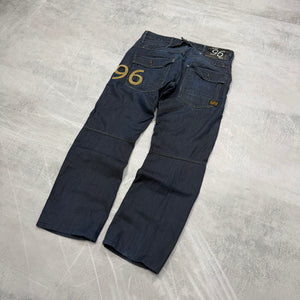 G-Star Big Print Washed Vintage Jeans | S