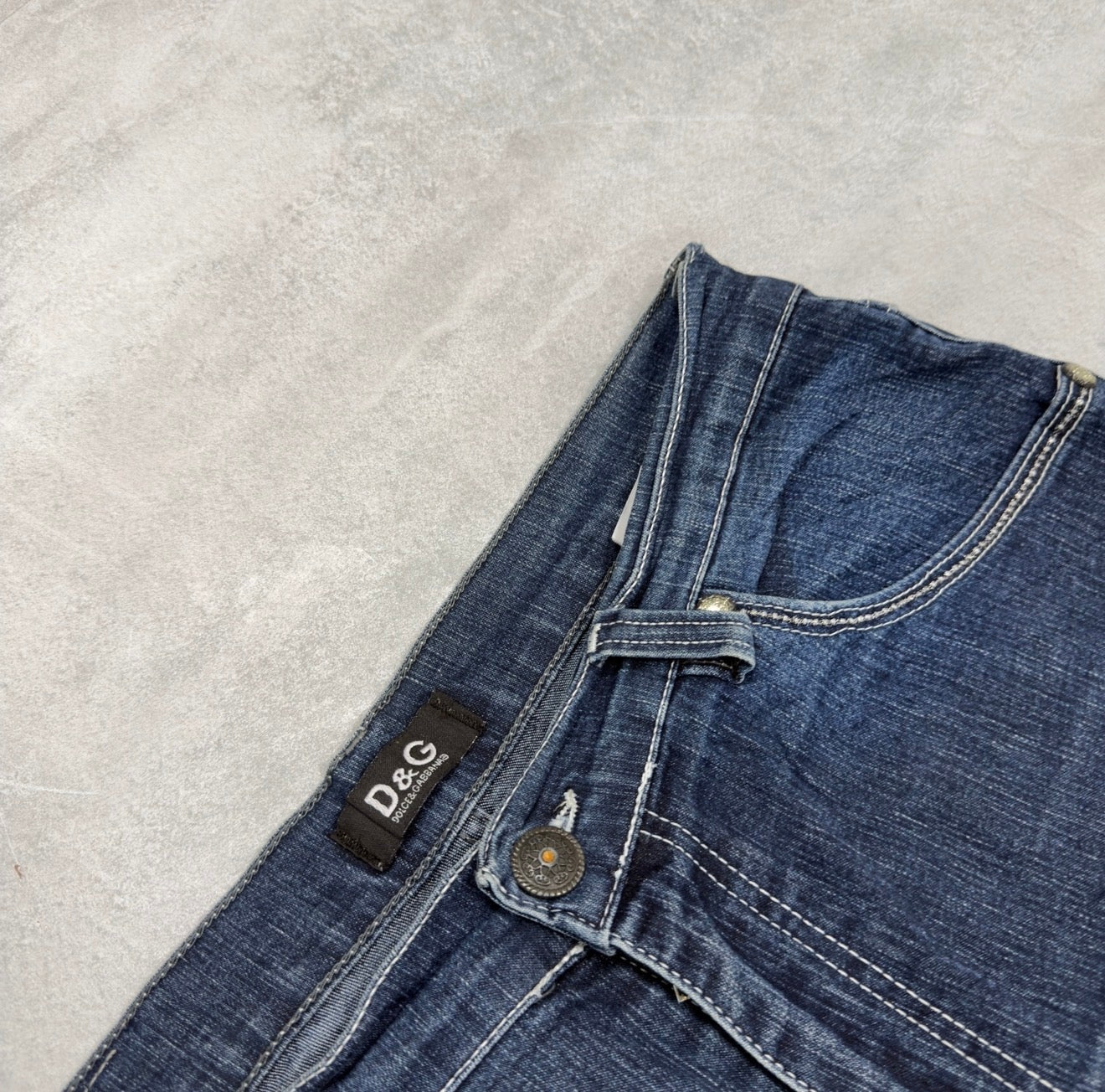 Dolce Gabana Big Print Vintage Jeans | M