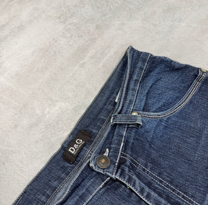 Dolce Gabana Big Print Vintage Jeans | M