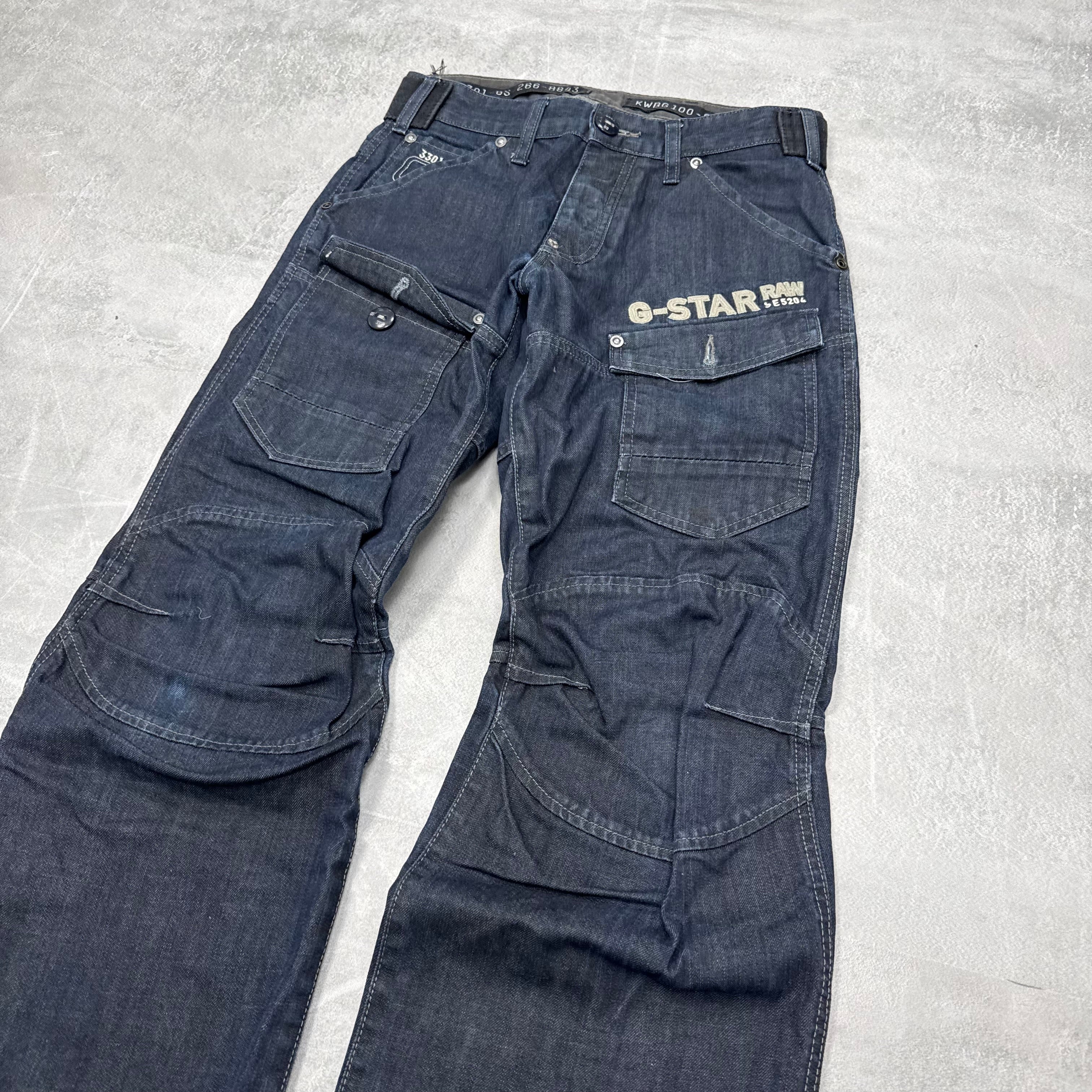 G-Star Big Print Vintage Jeans | S