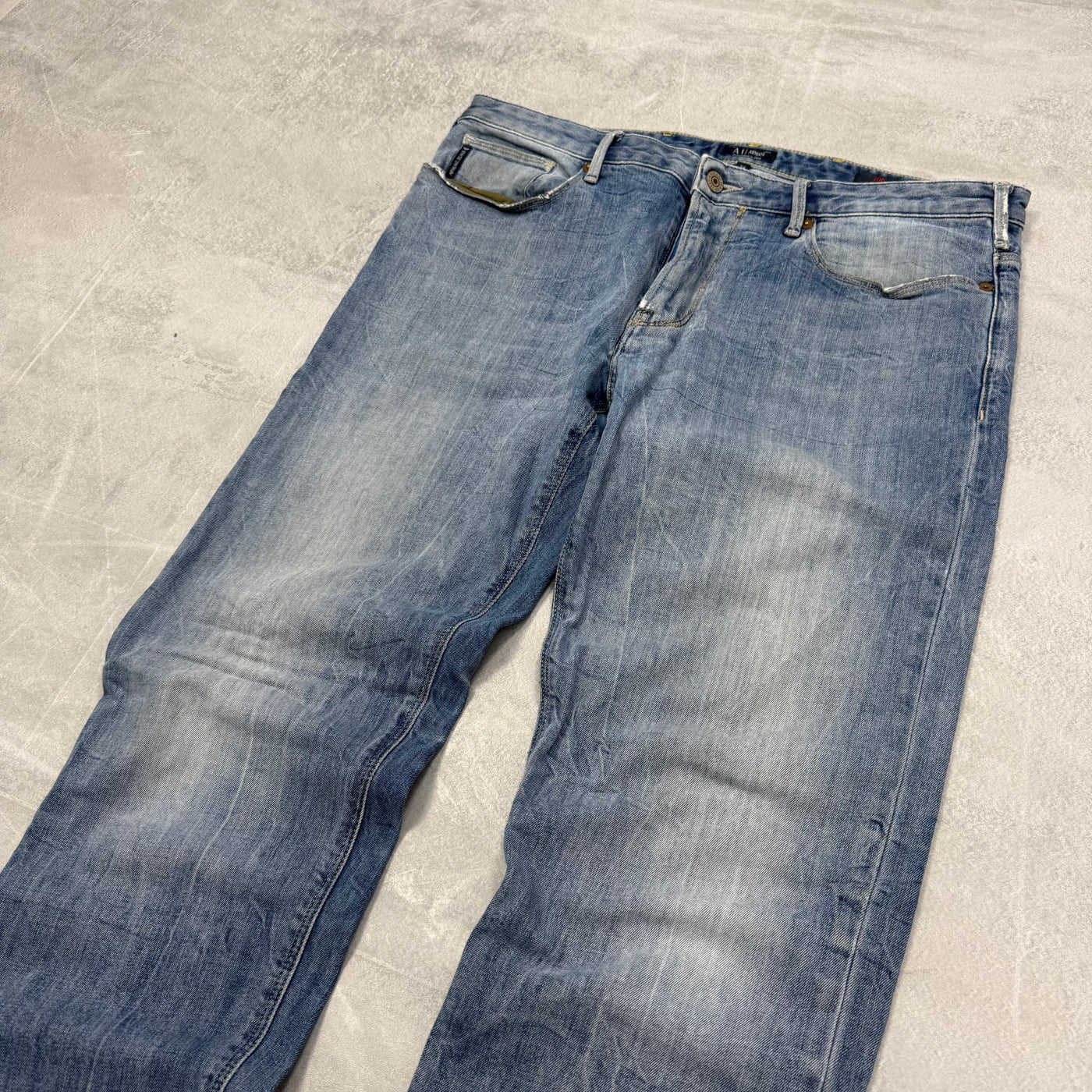 Armani Washed Vintage Jeans | M