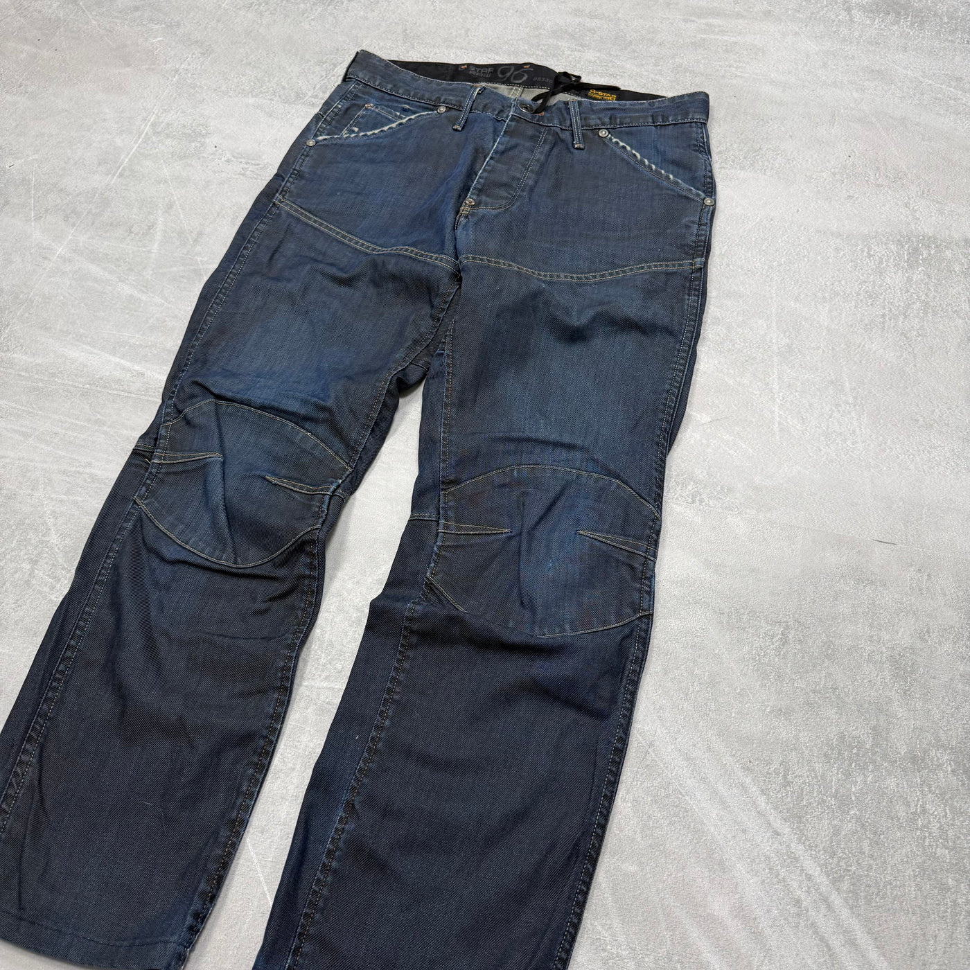 G-Star Big Print Washed Vintage Jeans | S