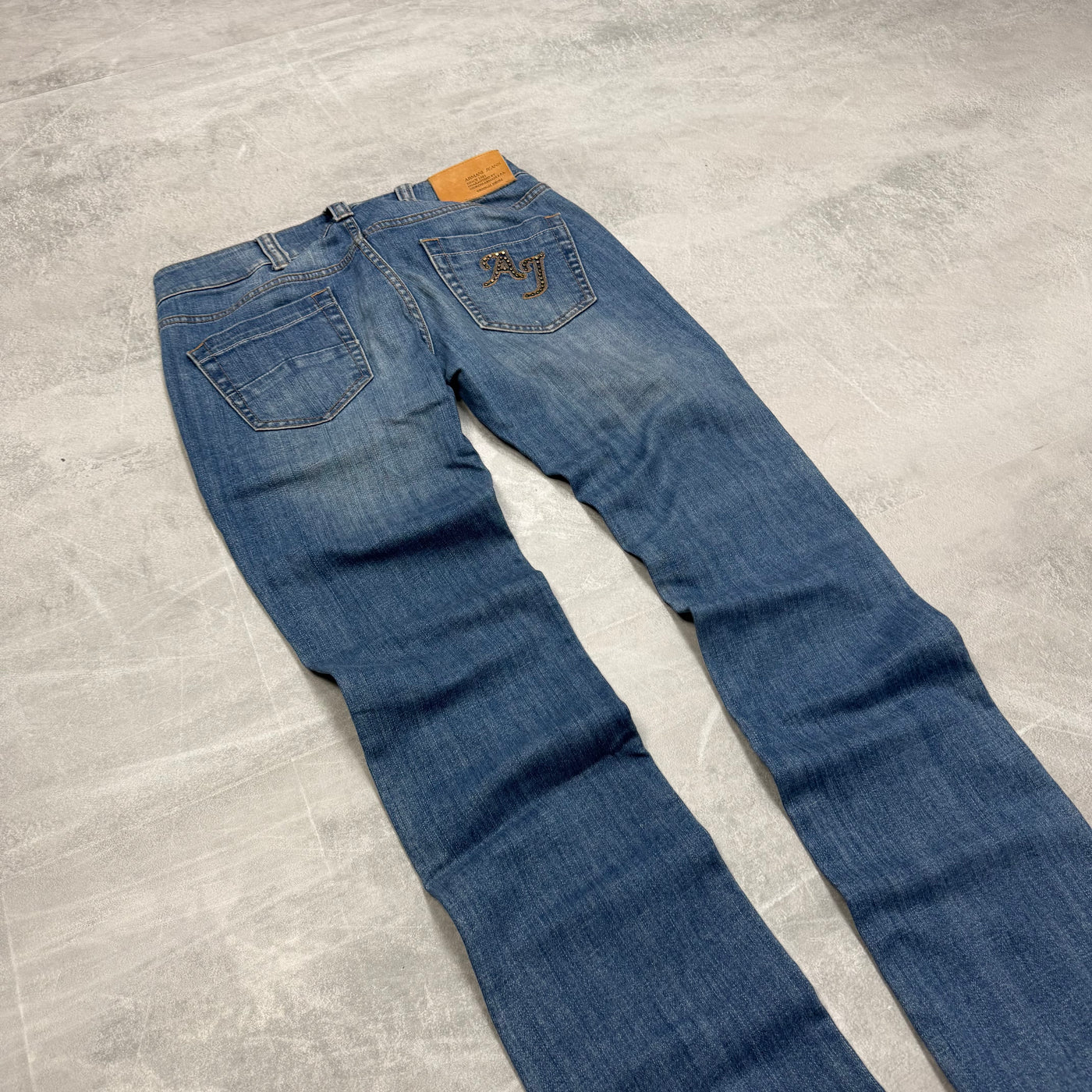 Armani Big Logo Vintage Jeans | XS