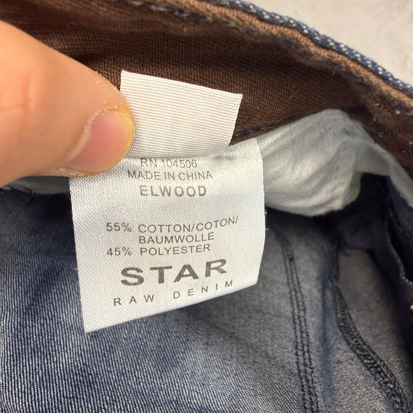 G-Star Big Print Vintage Jeans | M