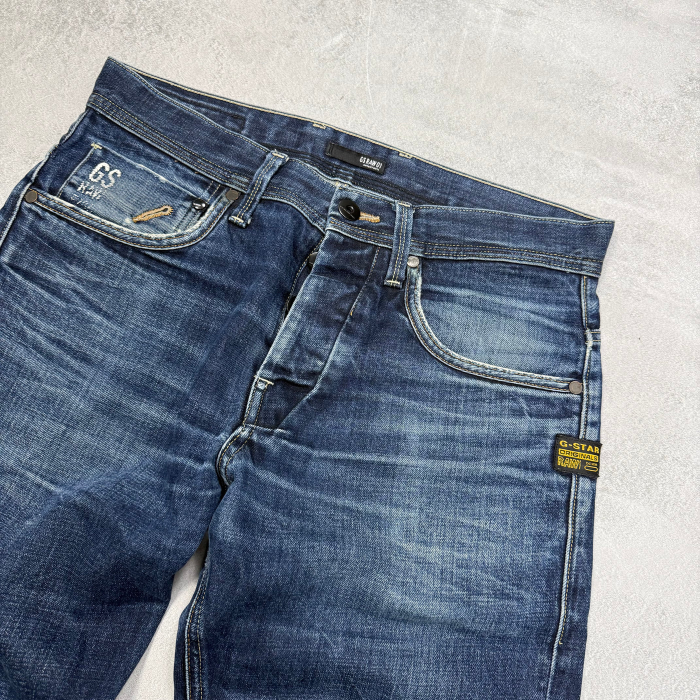 G-Star Washed Vintage Jeans | S
