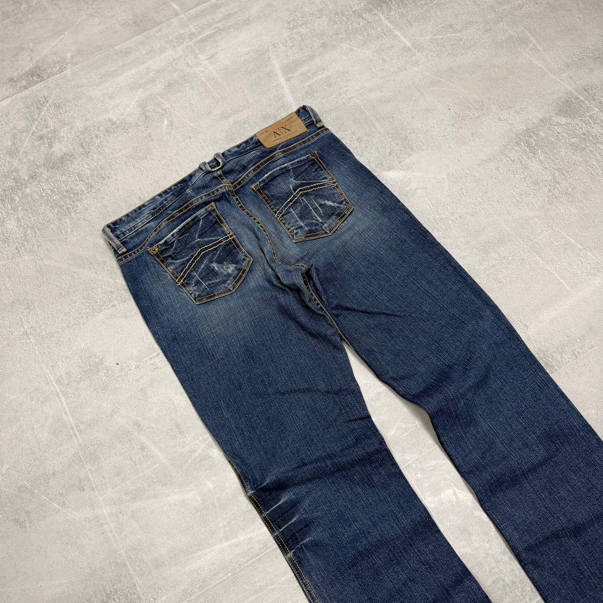 Armani Bootcut Washed Vintage Jeans | XS