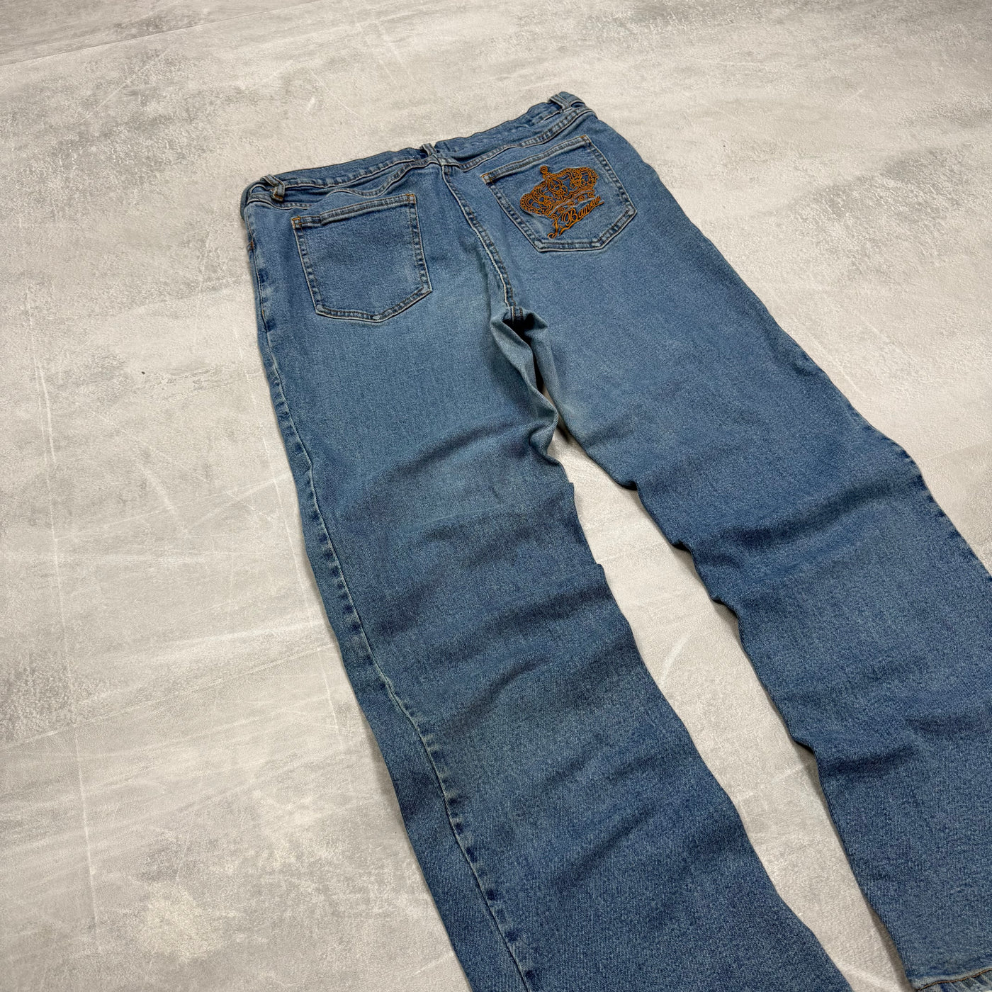 Y2K Big Logo Vintage Jeans | S