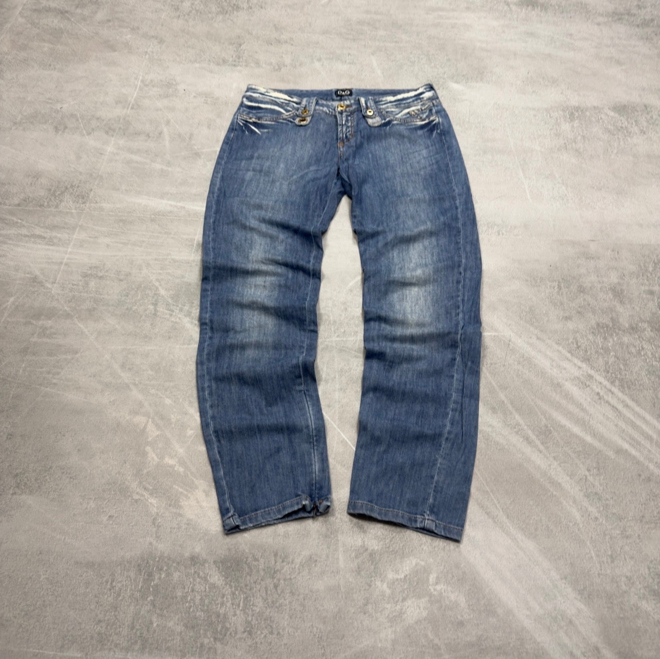Dolce Gabana Big Logo Jeans | XS