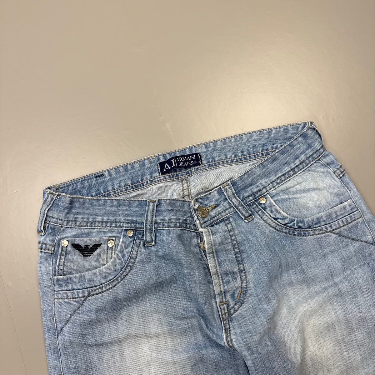 Armani Backprint Vintage Jeans | S