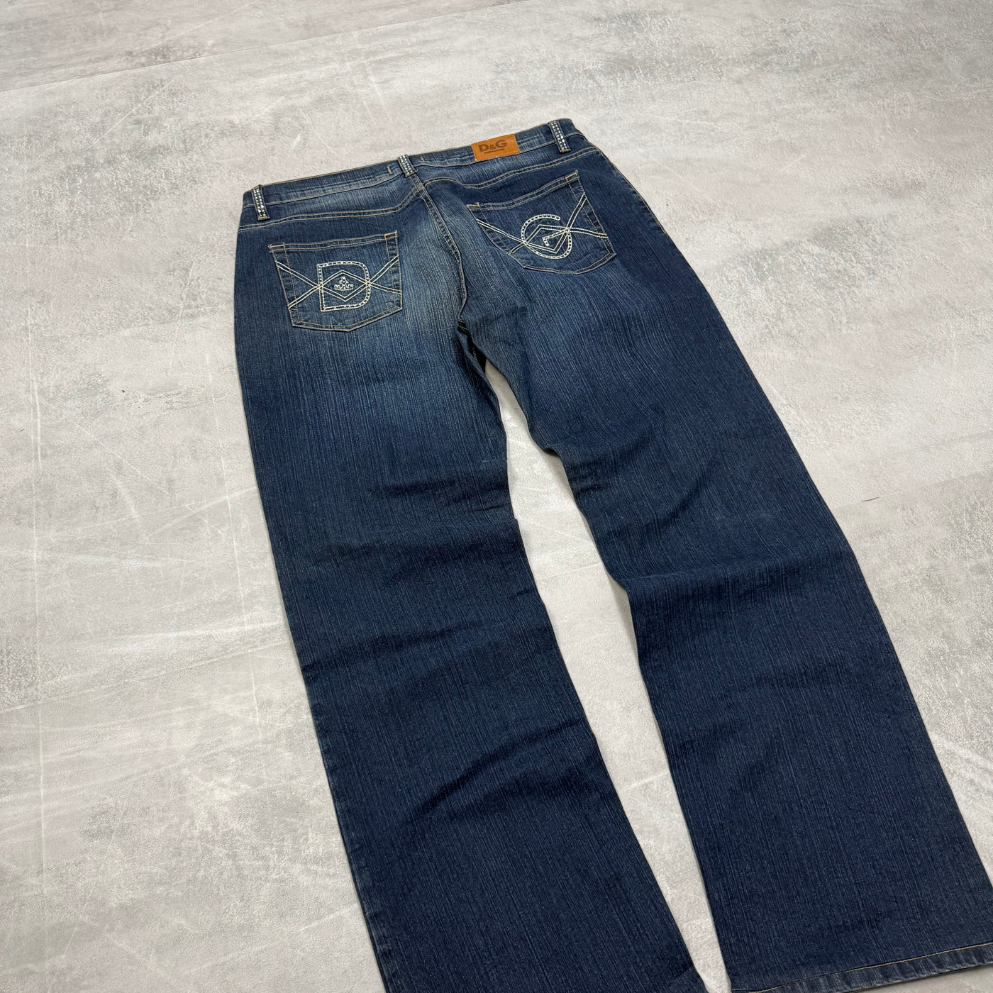 Dolce Gabana Big Print Vintage Jeans | S