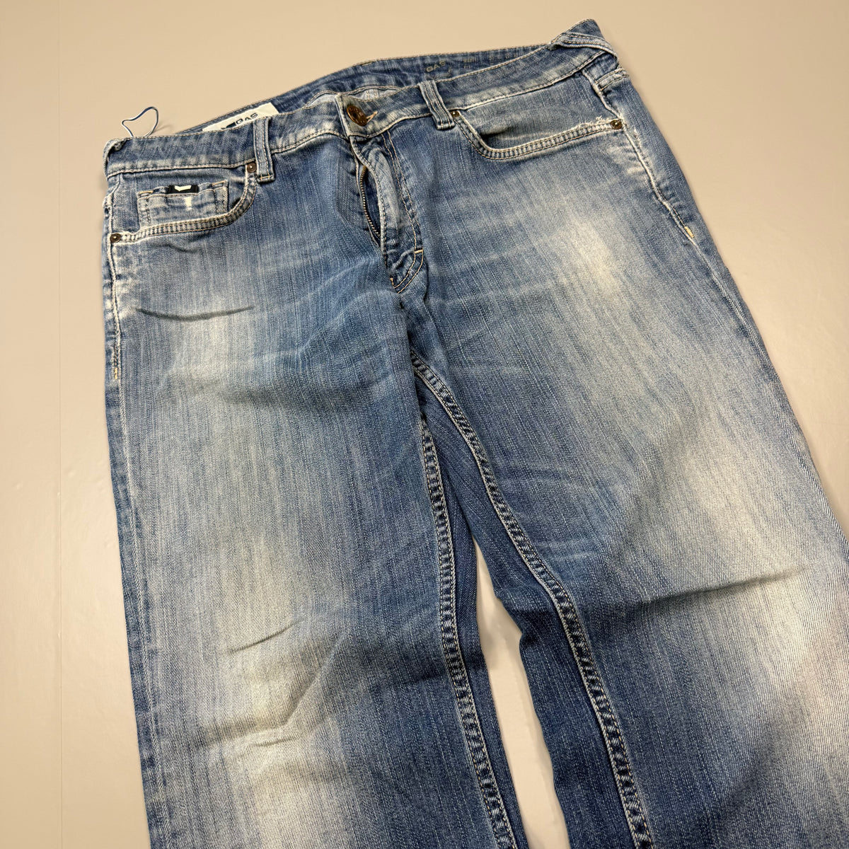 Gas Washed Vintage Jeans | M