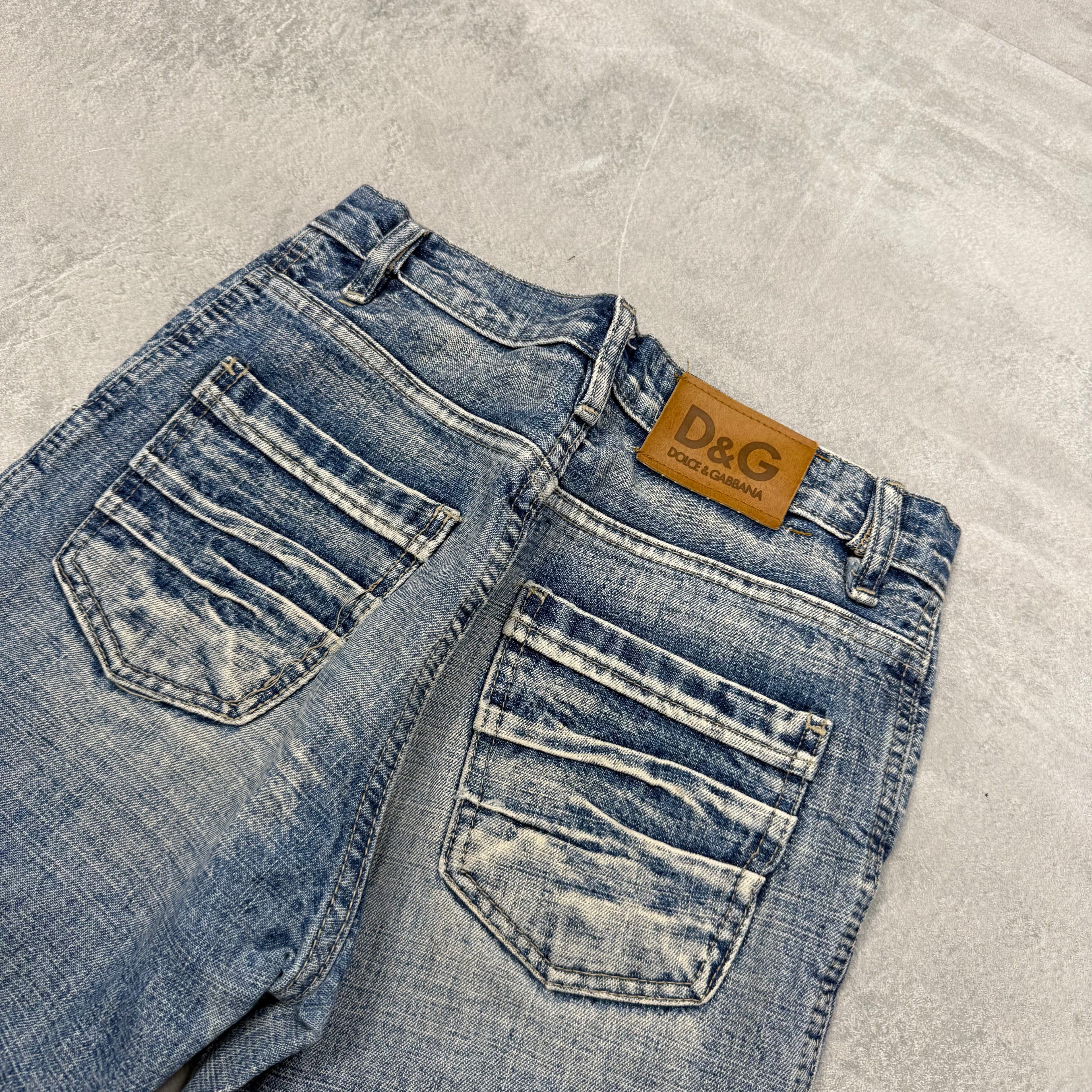 Dolce Gabana Washed Vintage Jeans | XS