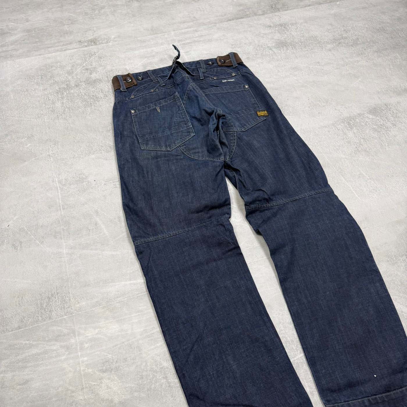 G-Star Big Print Washed Vintage Jeans | M
