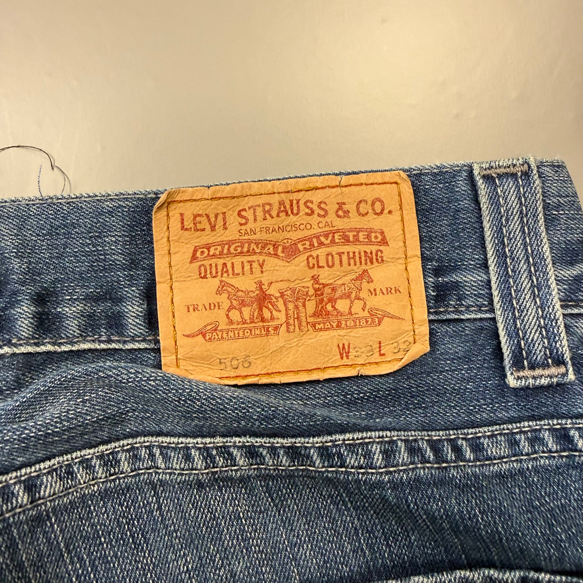 Levis 506 Washed Vintage Jeans | S