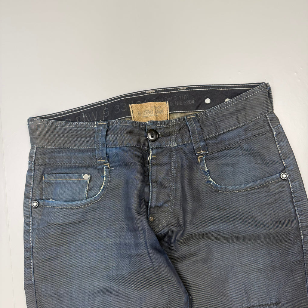 G-Star Bootcut Washed Vintage Jeans | S
