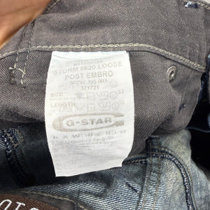 G-Star Big Print Washed Vintage Jeans | M