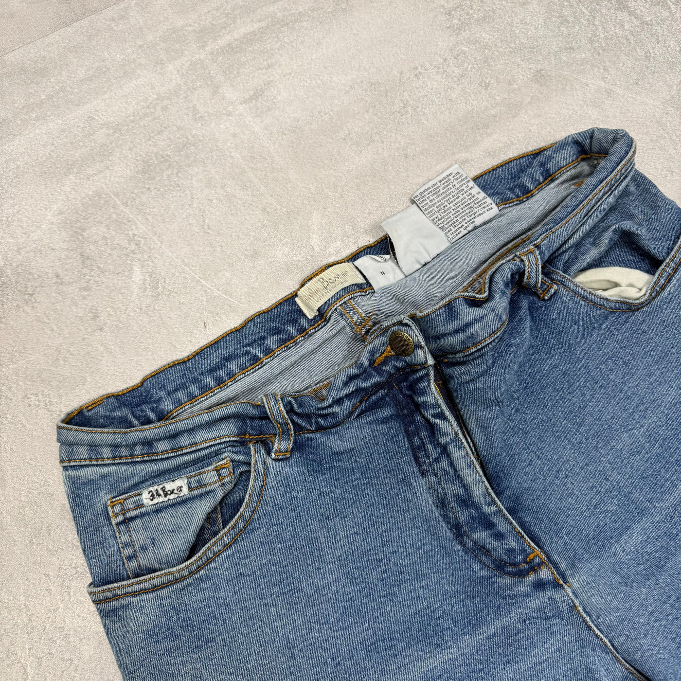 Y2K Big Logo Vintage Jeans | S