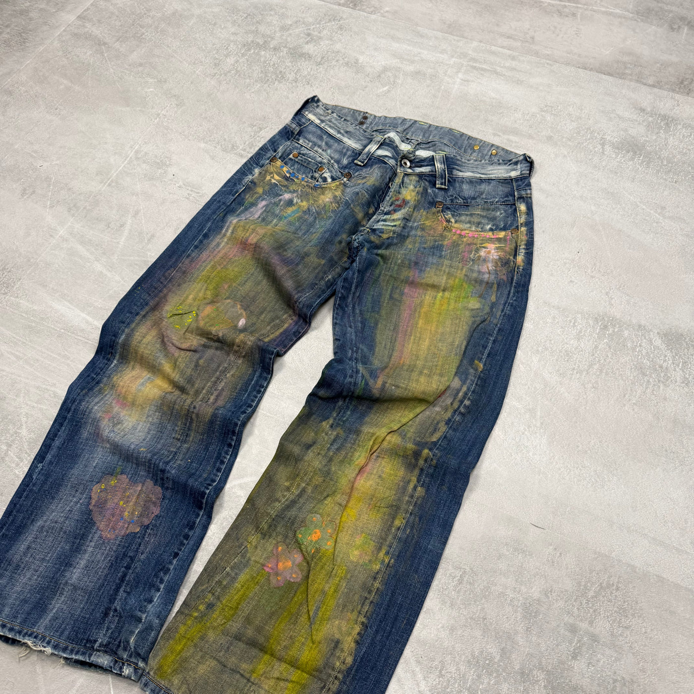 G-Star Big Print Vintage Jeans | S
