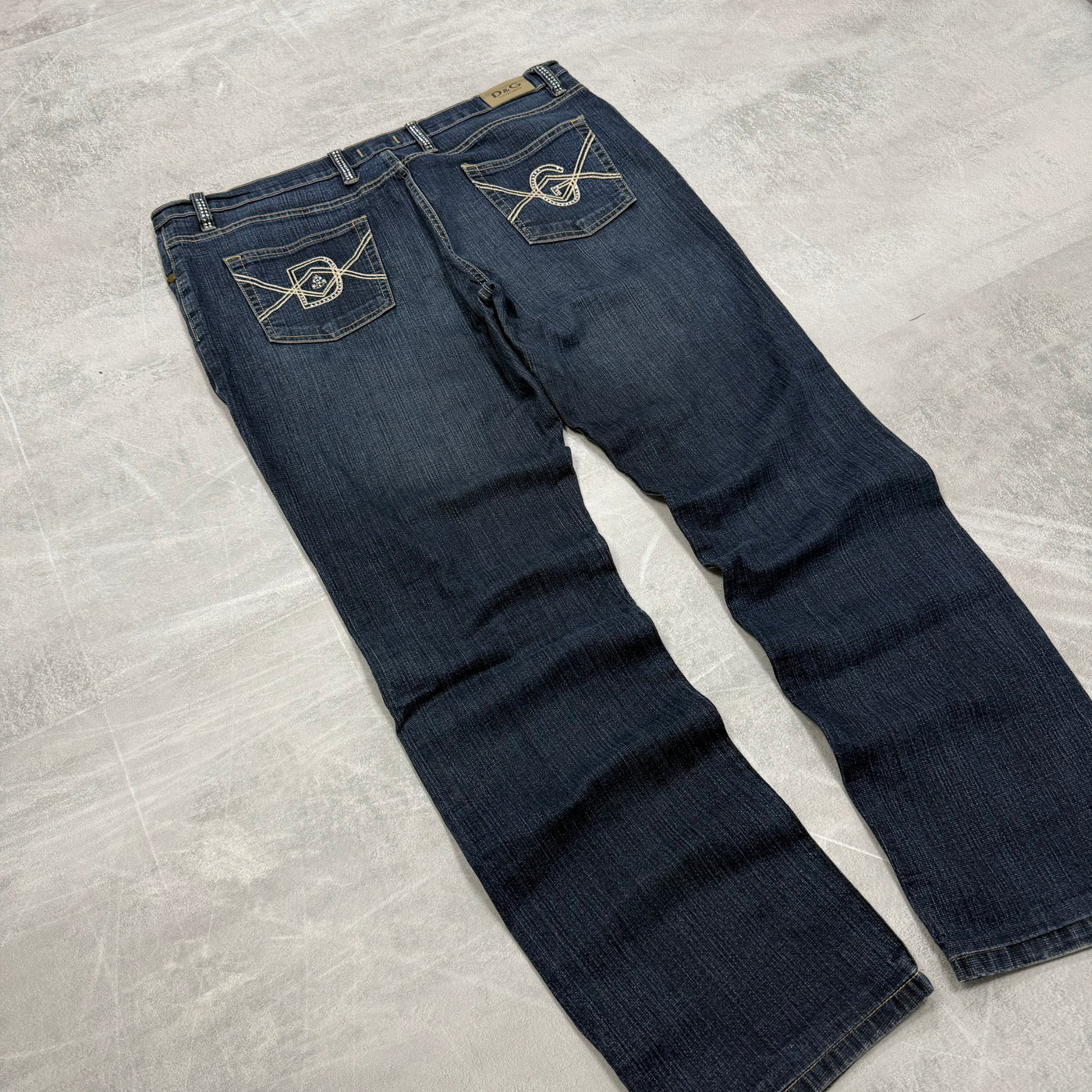 Dolce Gabana Big Print Vintage Jeans | M