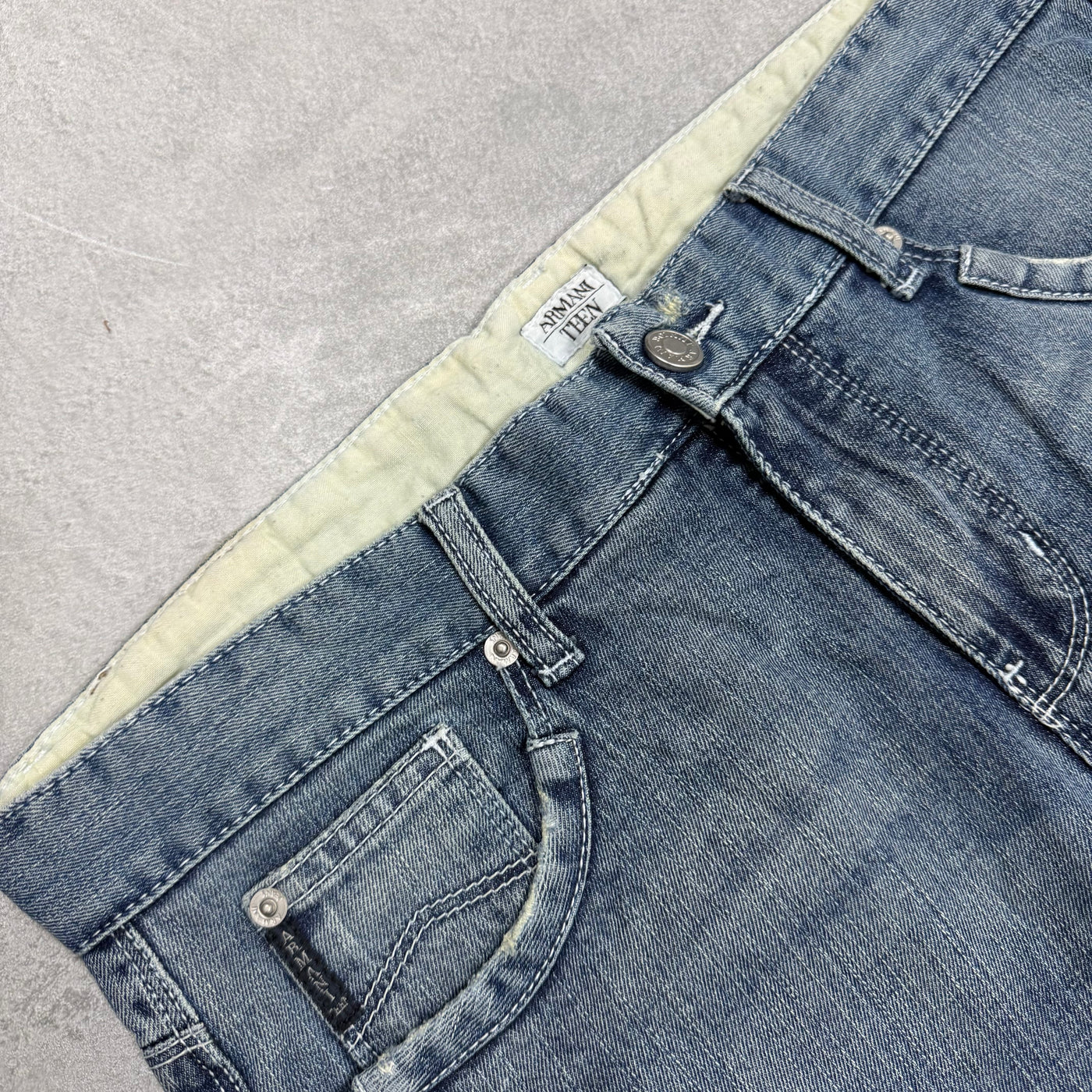 Armani Big Logo Vintage Jeans | XS