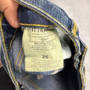 Dolce Gabana Big Print Vintage Jeans | XS