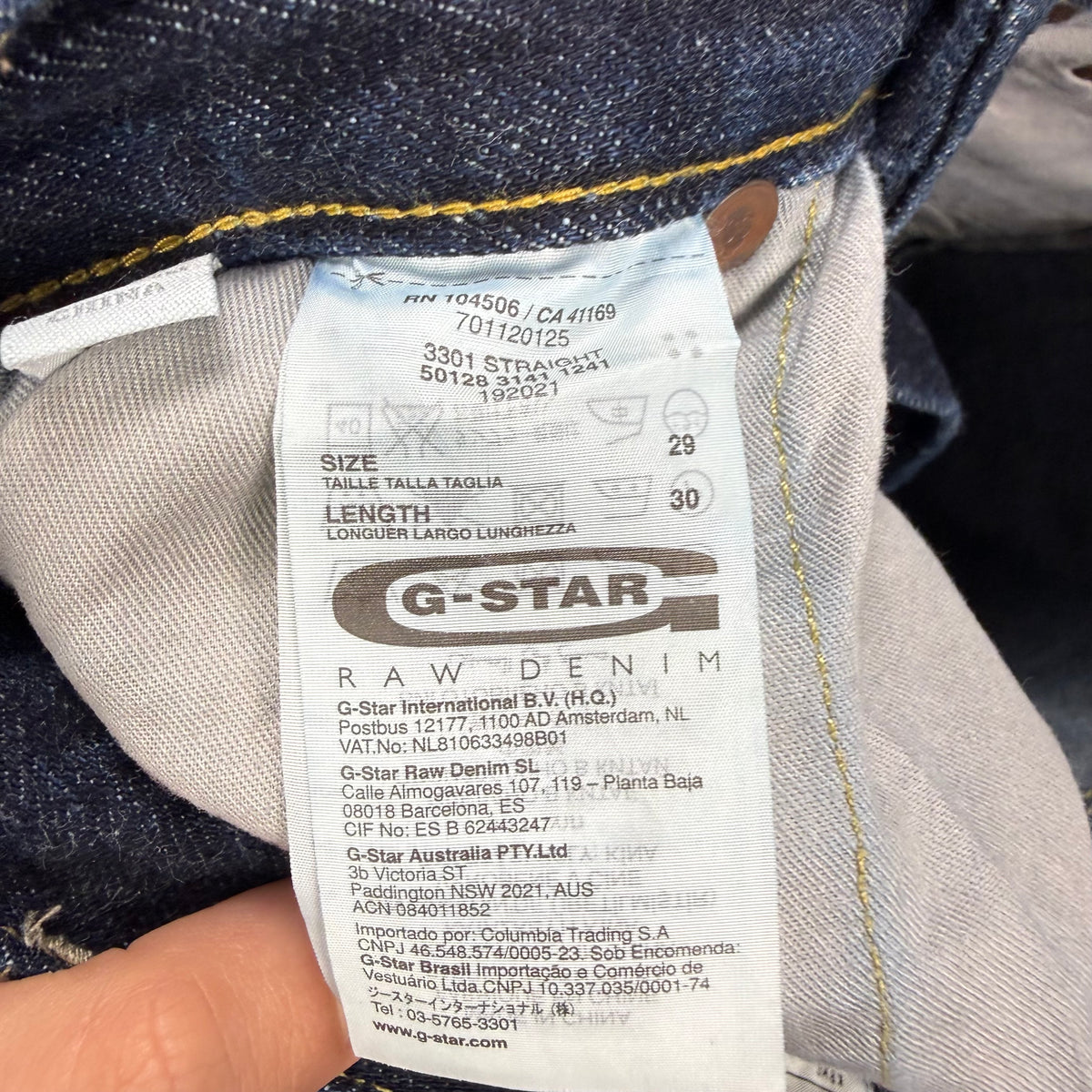 G-Star Washed Vintage Jeans | XS