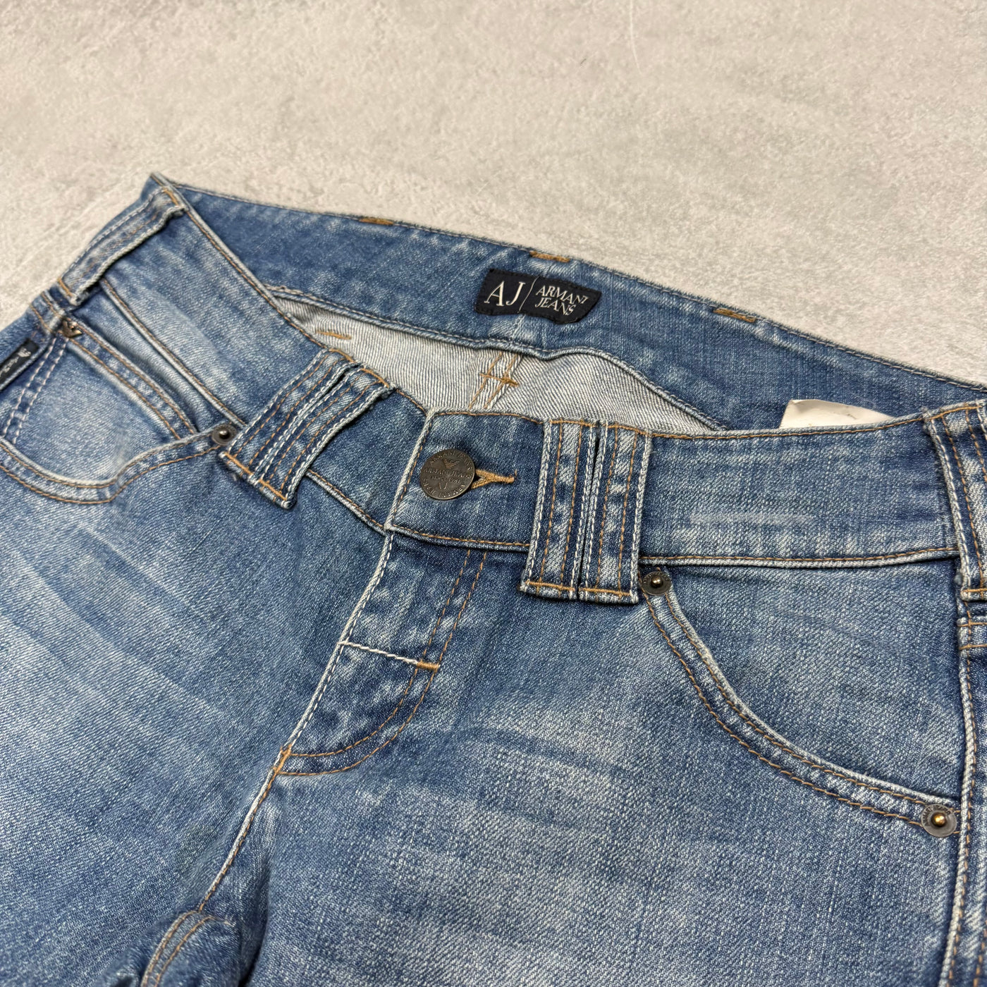 Armani Big Logo Vintage Jeans | XS
