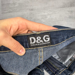 Dolce Gabana Big Print Vintage Jeans | S