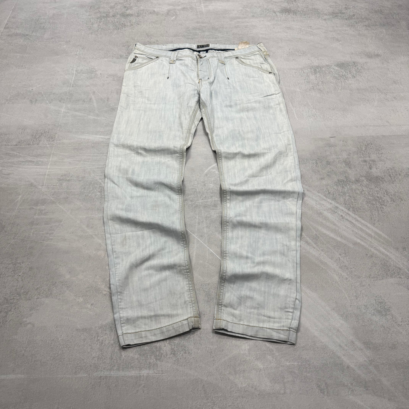 Armani Big Print Vintage Jeans | M