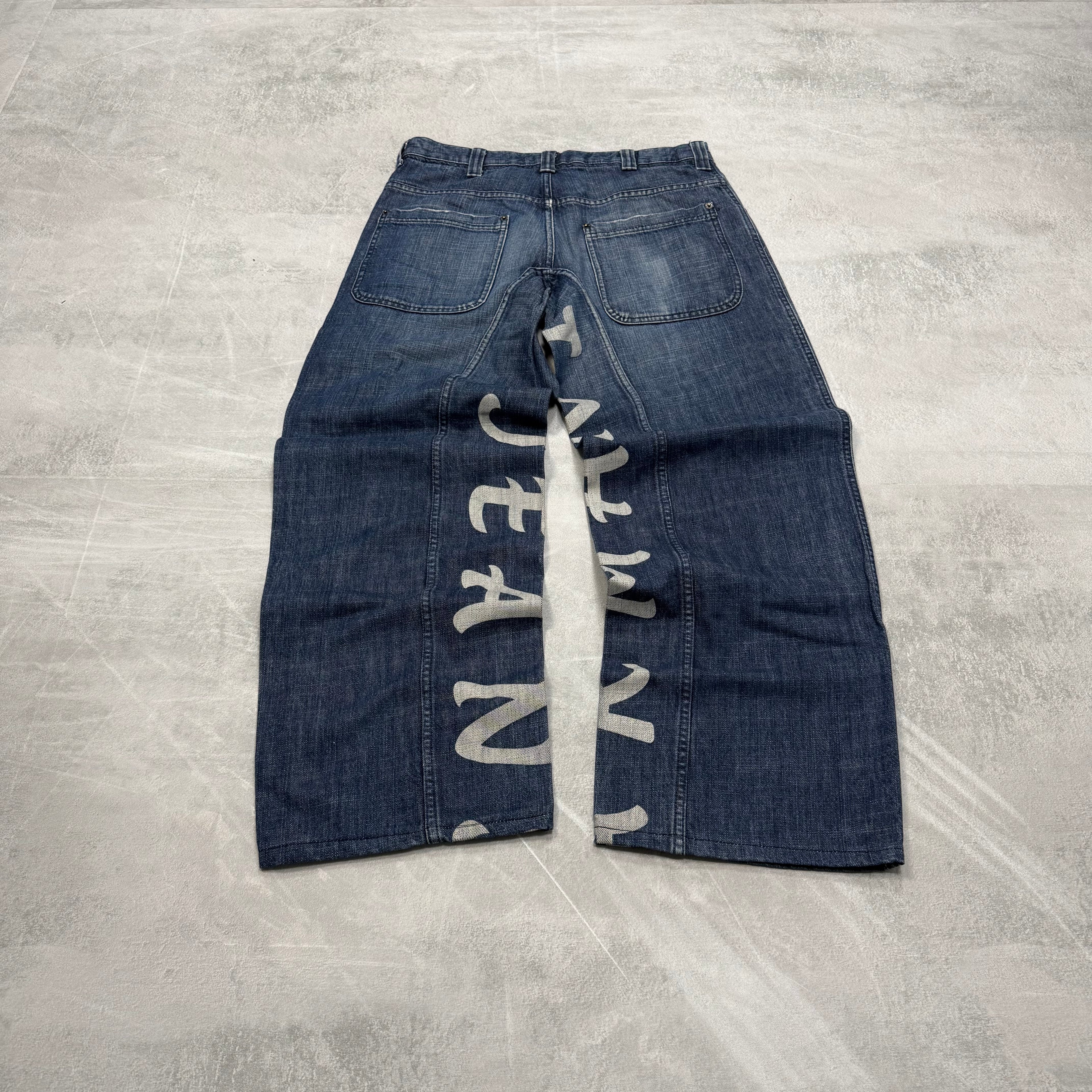 Armani Big Print Vintage Jeans | S