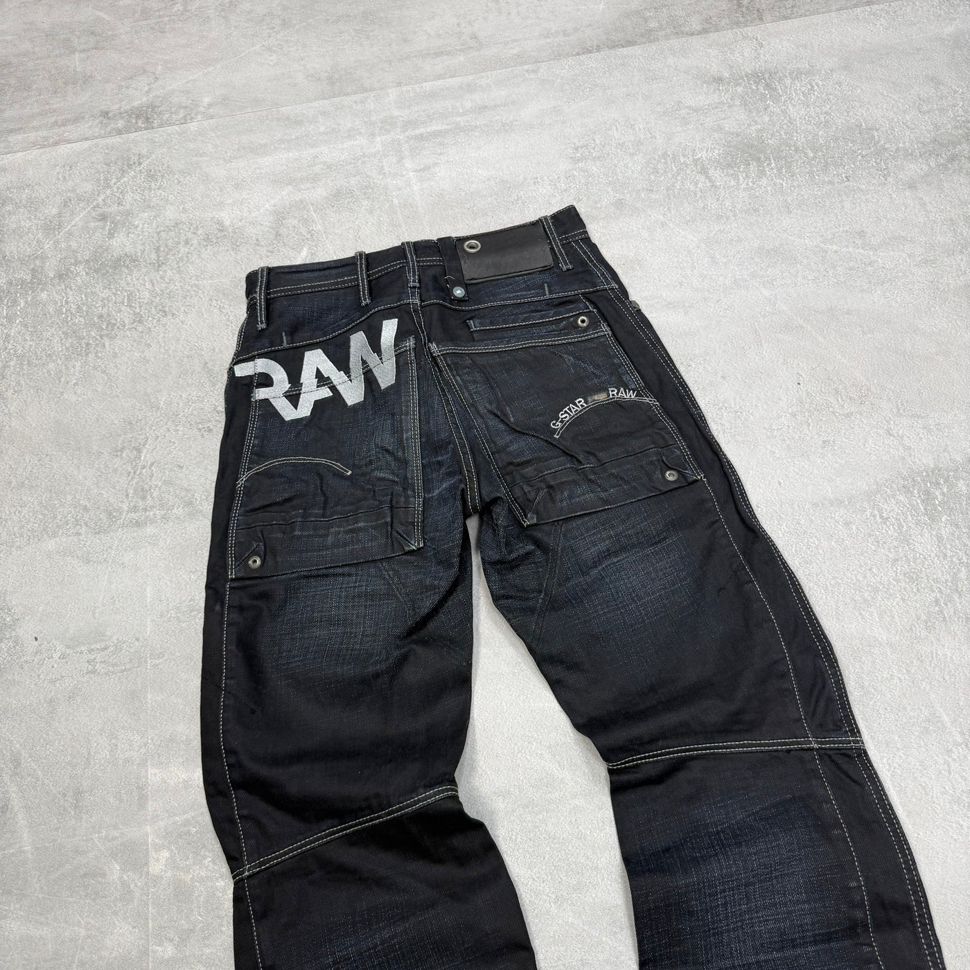 G-Star Big Print Vintage Jeans | XS