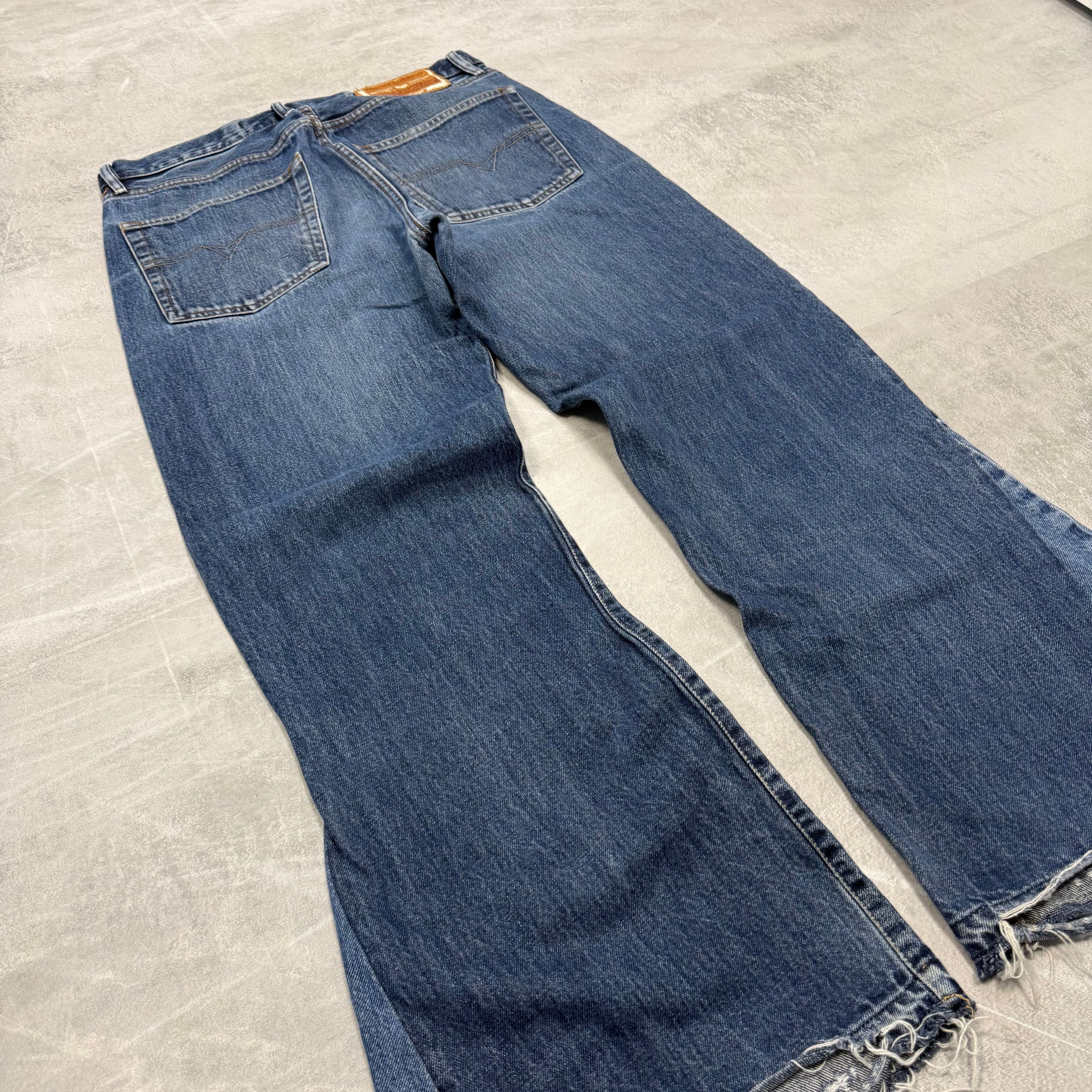 Diesel Flared Washed Vintage Jeans | S