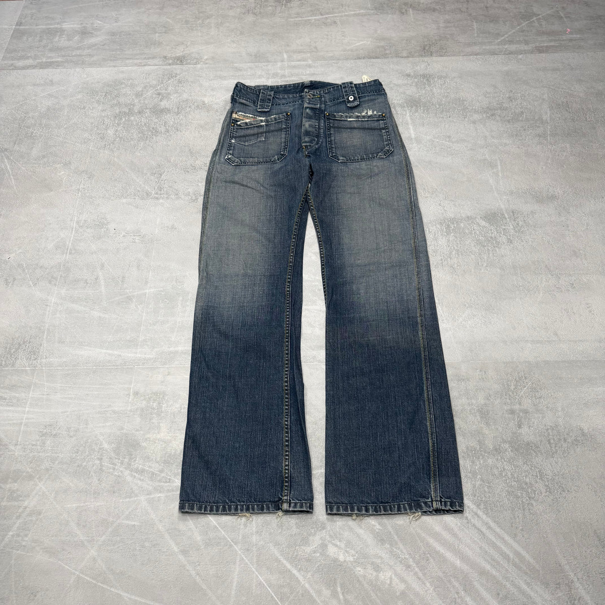 Diesel Bootcut Washed Vintage Jeans | S