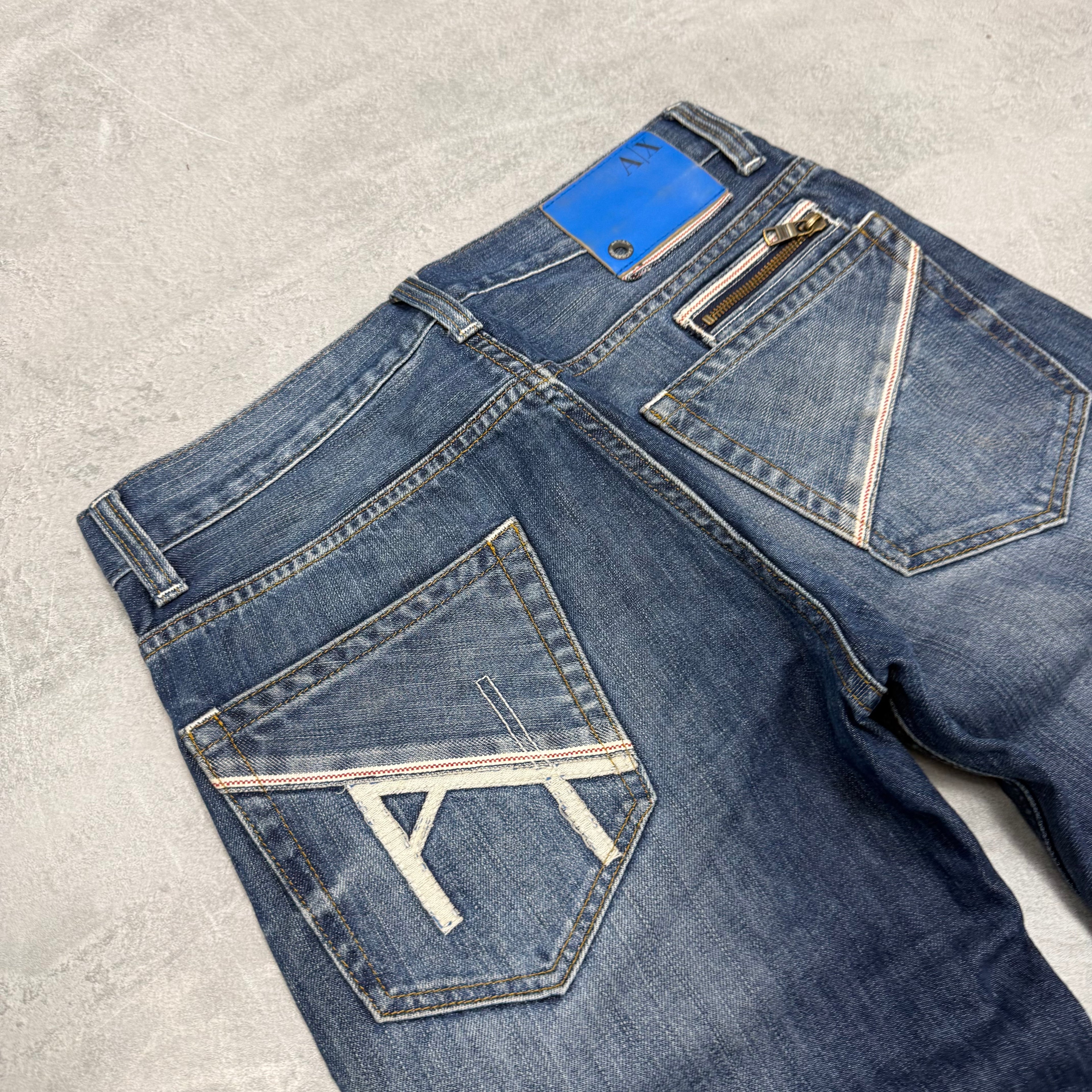 Armani Big Print Vintage Jeans | S