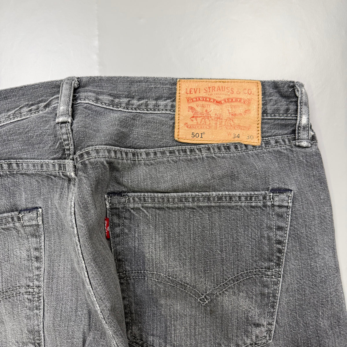 Levis 501 Washed Vintage Jeans | S