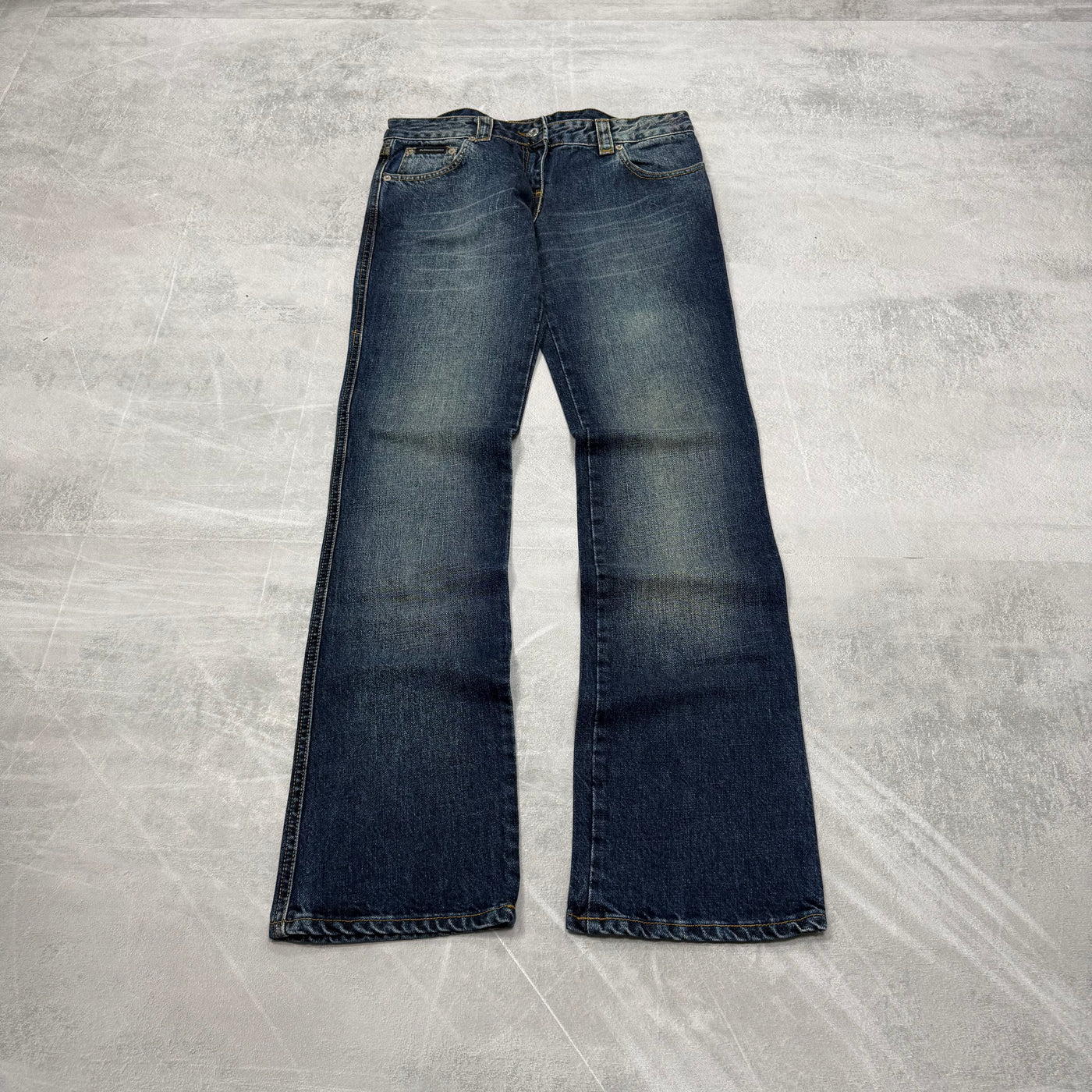 Dolce Gabana Big Print Vintage Jeans | S