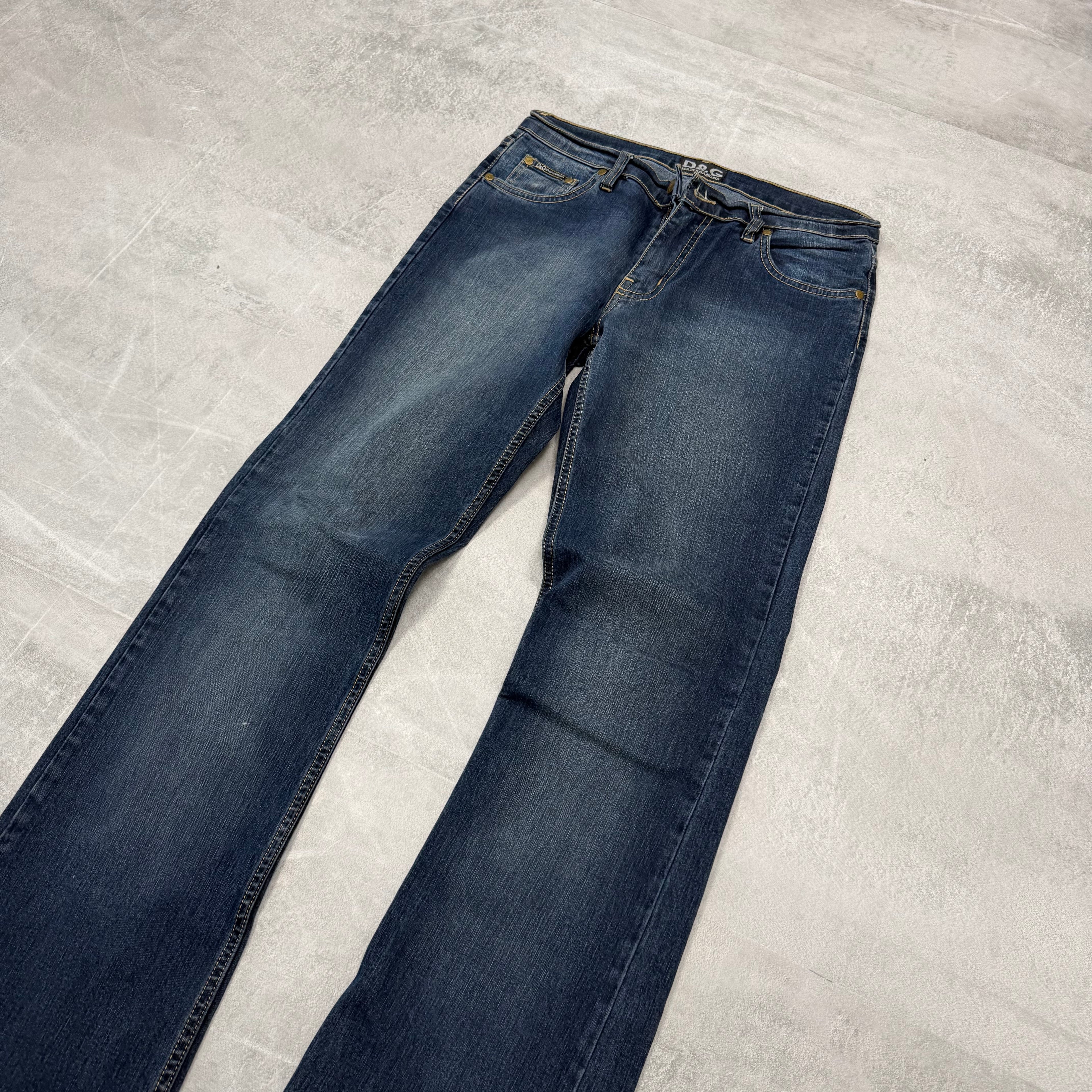 Dolce Gabana Big Print Vintage Jeans | S